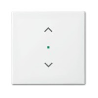 2CKA006220A0671 SRB-1-94 Клавиша одинарная free@home, жалюзи, Basic 55, цвет альпийский белый