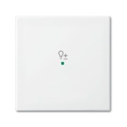 2CKA006220A0673 SRD-1-94 Клавиша одинарная free@home, светорегулятор, Basic 55, цвет альпийский белый