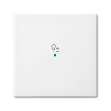 2CKA006220A0673 SRD-1-94 Клавиша одинарная free@home, светорегулятор, Basic 55, цвет альпийский белый