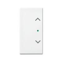 2CKA006220A0676 SRB-2-94 Клавиша двойная free@home, жалюзи, Basic 55, цвет альпийский белый