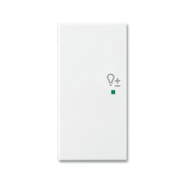 2CKA006220A0678 SRD-2-L-94 Клавиша двойная левая free@home, светорегулятор, Basic 55, цвет альпийский белый