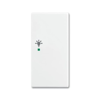 2CKA006220A0680 SRL-2-R-94 Клавиша двойная правая free@home, освещение, Basic 55, цвет альпийский белый