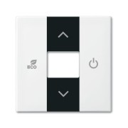 2CKA006220A0682 CP-RTC-94 Накладка терморегулятора free@home, Basic 55, цвет альпийский белый