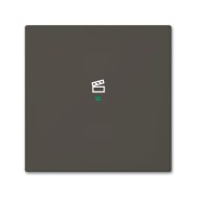 2CKA006220A0689 SRS-1-95 Клавиша одинарная free@home, сцена, Basic 55, цвет ch?teau-black