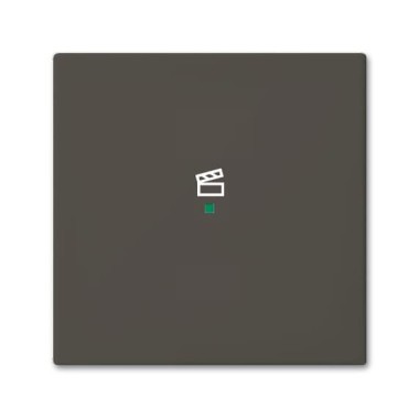 2CKA006220A0689 SRS-1-95 Клавиша одинарная free@home, сцена, Basic 55, цвет ch?teau-black