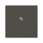 2CKA006220A0690 SRD-1-95 Клавиша одинарная free@home, светорегулятор, Basic 55, цвет ch?teau-black