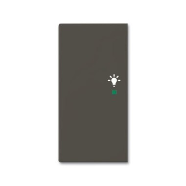 2CKA006220A0692 SRL-2-L-95 Клавиша двойная левая free@home, освещение, Basic 55, цвет ch?teau-black