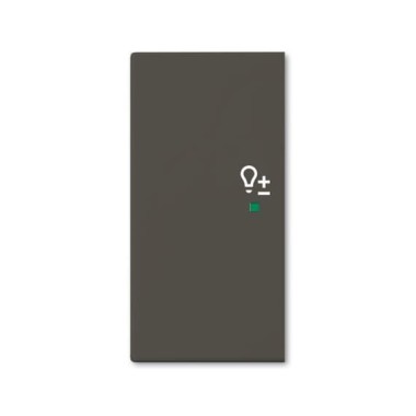 2CKA006220A0695 SRD-2-L-95 Клавиша двойная левая free@home, светорегулятор, Basic 55, цвет ch?teau-black