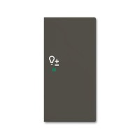 2CKA006220A0696 SRD-2-R-95 Клавиша двойная правая free@home, светорегулятор, Basic 55, цвет ch?teau-black