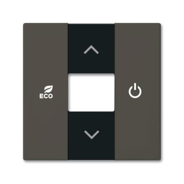 2CKA006220A0699 CP-RTC-95 Накладка терморегулятора free@home, Basic 55, цвет ch?teau-black