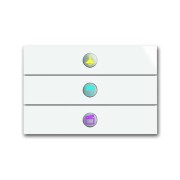 2CKA006310A0125 6342-24G-101-500 Сенсор 3-клавишный priOn, белый камень