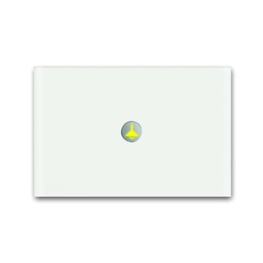 2CKA006310A0168 6340-811-101-500 Сенсор 1-клавишный priOn, белое стекло