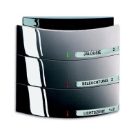 2CKA006320A0012 6320/30-20-500 Сенсор 3/6-клавишный с ИК-приемником, triton, платина