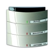 2CKA006320A0016 6320/30-79-500 Сенсор 3/6-клавишный с ИК-приемником, triton, шампань металлик