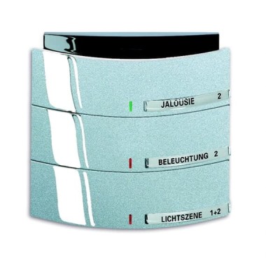 2CKA006320A0018 6320/30-83-500 Сенсор 3/6-клавишный с ИК-приемником, triton, серебристый алюминий