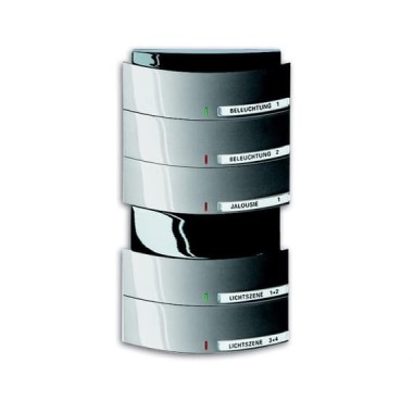 2CKA006320A0032 6320/50-20-500 Сенсор 5/10-клавишный с ИК-приемником, triton, платина