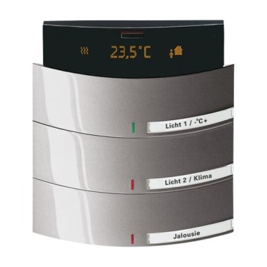 2CKA006320A0052 6321/38-20-500 Сенсор 3/6-клавишный, терморегулятор, triton, цвет платина