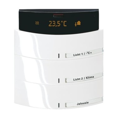 2CKA006320A0054 6321/38-24G-500 Сенсор 3/6-клавишный, терморегулятор, triton, цвет альпийскйи белый