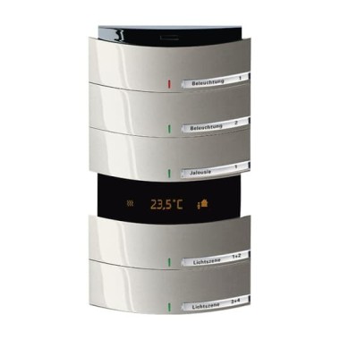 2CKA006320A0066 6321/58-79-500 Сенсор 5/10-клавишный, терморегулятор, triton, цвет шампань металлик