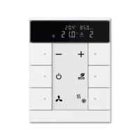 2CKA006330A0010 SBC/U6.0.1-84 Регулятор комнатной температуры с датчиками CO2/влажности, 6-клавишный