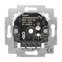 2CKA006410A0380 Механизм электронного выключателя жалюзи Busch-Jalousiecontrol, с возможностью подключения датчиков, 3А при cosφ=0.5