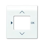 2CKA006430A0300 Плата центральная (накладка) для таймера 6455, 6456, 1098 U/UF, 1091 U, 6422 U, серия impuls, цвет белый