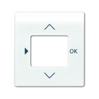 2CKA006430A0300 Плата центральная (накладка) для таймера 6455, 6456, 1098 U/UF, 1091 U, 6422 U, серия impuls, цвет белый