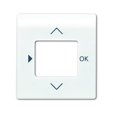 2CKA006430A0300 Плата центральная (накладка) для таймера 6455, 6456, 1098 U/UF, 1091 U, 6422 U, серия impuls, цвет белый