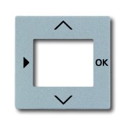 2CKA006430A0305 Плата центральная (накладка) для таймера 6455, 6456, 1098 U/UF, 1091 U, 6422 U, серия Future/Axcent/Carat/Династия, цвет серебристо-алюминиевый