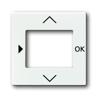 2CKA006430A0306 Плата центральная (накладка) для таймера 6455, 6456, 1098 U/UF, 1091 U, 6422 U, серия Future/Axcent/Carat/Династия, цвет альпийский белый