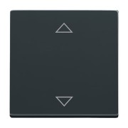 2CKA006430A0326 Клавиша для механизма электронного выключателя Busch-Jalousiecontrol 6411 U-101, 6411 U/S-101, 6418 U, реле 6402 U, серия Future/Axcent/Carat/Династия, цвет антрацит