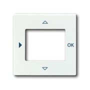 2CKA006430A0352 Плата центральная (накладка) для таймера 6455, 6456, 1098 U/UF, 1091 U, 6422 U, серия Basic 55, цвет сальпийский белый