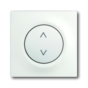 2CKA006430A0379 Клавиша для механизма электронного выключателя Busch-Jalousiecontrol 6411 U-101, 6411 U/S-101, 6418 U, реле 6402 U, серия impuls, цвет белый бархат