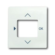 2CKA006430A0380 Плата центральная (накладка) для таймера 6455, 6456, 1098 U/UF, 1091 U, 6422 U, серия impuls, цвет белый бархат