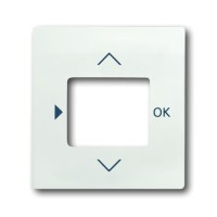 2CKA006430A0380 Плата центральная (накладка) для таймера 6455, 6456, 1098 U/UF, 1091 U, 6422 U, серия impuls, цвет белый бархат