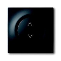 2CKA006430A0381 Клавиша для механизма электронного выключателя Busch-Jalousiecontrol 6411 U-101, 6411 U/S-101, 6418 U, реле 6402 U, серия impuls, цвет чёрный бархат