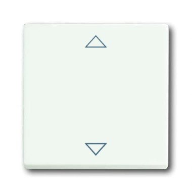 2CKA006430A0385 Клавиша для механизма электронного выключателя Busch-Jalousiecontrol 6411 U-101, 6411 U/S-101, 6418 U, реле 6402 U, серия Future/Axcent/Carat/Династия, цвет белый бархат