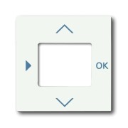 2CKA006430A0388 Плата центральная (накладка) для таймера 6455, 6456, 1098 U/UF, 1091 U, 6422 U, серия Future/Axcent/Carat/Династия, цвет белый бархат