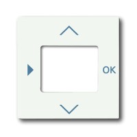 2CKA006430A0388 Плата центральная (накладка) для таймера 6455, 6456, 1098 U/UF, 1091 U, 6422 U, серия Future/Axcent/Carat/Династия, цвет белый бархат