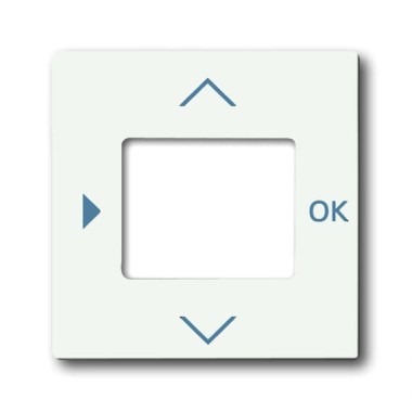 2CKA006430A0388 Плата центральная (накладка) для таймера 6455, 6456, 1098 U/UF, 1091 U, 6422 U, серия Future/Axcent/Carat/Династия, цвет белый бархат