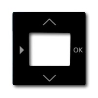 2CKA006430A0389 Плата центральная (накладка) для таймера 6455, 6456, 1098 U/UF, 1091 U, 6422 U, серия Future/Axcent/Carat/Династия, цвет чёрный бархат