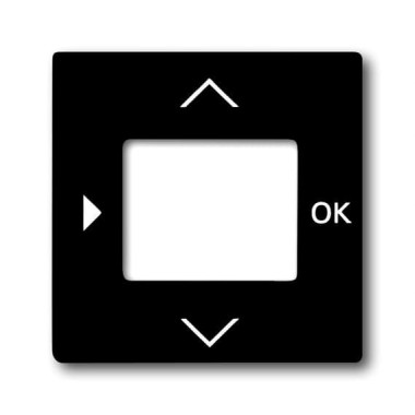 2CKA006430A0393 Плата центральная (накладка) для таймера 6455, 6456, 1098 U/UF, 1091 U, 6422 U, серия Basic 55, цвет château-black