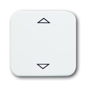 2CKA006430A0399 Клавиша для механизма электронного выключателя Busch-Jalousiecontrol 6411 U-101, 6411 U/S-101, 6418 U, реле 6402 U, серия Reflex SI, цвет альпийский белый