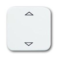 2CKA006430A0399 Клавиша для механизма электронного выключателя Busch-Jalousiecontrol 6411 U-101, 6411 U/S-101, 6418 U, реле 6402 U, серия Reflex SI, цвет альпийский белый