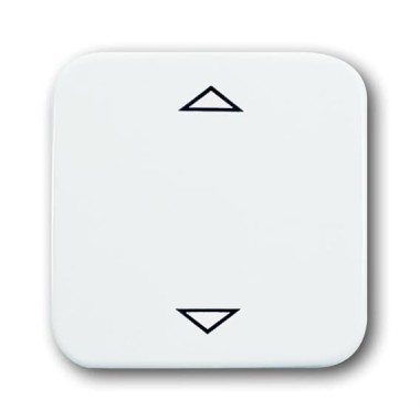 2CKA006430A0399 Клавиша для механизма электронного выключателя Busch-Jalousiecontrol 6411 U-101, 6411 U/S-101, 6418 U, реле 6402 U, серия Reflex SI, цвет альпийский белый