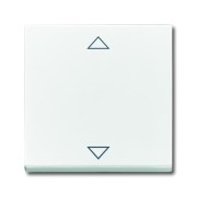 2CKA006430A0400 Клавиша для механизма электронного выключателя Busch-Jalousiecontrol 6411 U-101, 6411 U/S-101, 6418 U, реле 6402 U, серия Future/Axcent/Carat/Династия, цвет альпийский белый