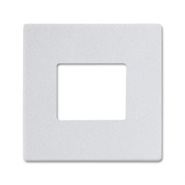 2CKA006470A0008 Плата центральная (накладка) для механизма бесконтактного выключателя 6406 U, серия Future/Axcent/Carat/Династия, цвет серебристый алюминий