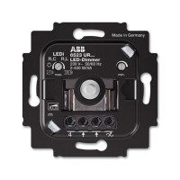 2CKA006512A0345 Механизм светорегулятора Busch-Dimmer для LED-ламп, поворотный, без монтажных лапок, 2-100 Вт/Ва, для скрытой установки