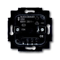 2CKA006515A0840 Механизм светорегулятора Busch-Dimmer для ламп накаливания, поворотный, 60-600 Вт/ВA, для скрытой установки