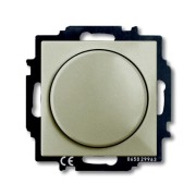 2CKA006515A0845 Механизм светорегулятора Busch-Dimmer с центральной платой (накладкой), 60-400 Вт, серия Basic 55, цвет шампань